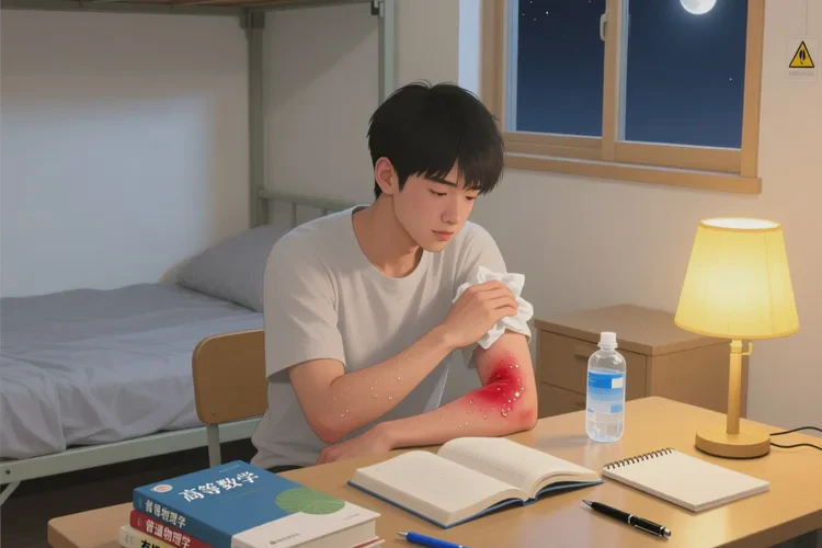 大学生手臂上容易长湿疹能根治吗(图1)