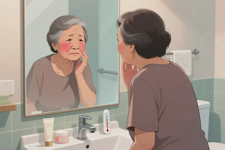 老年人面部起湿疹能根治吗(图1)