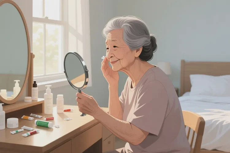 高龄老人面部有湿疹能根治吗(图1)