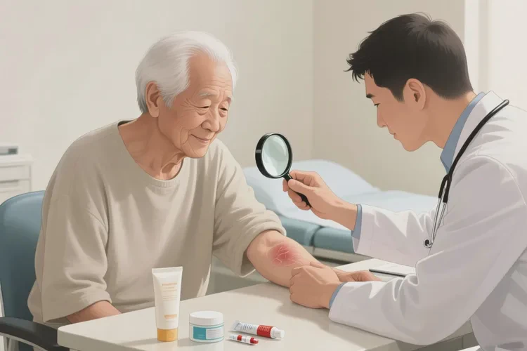 老年人四肢容易长湿疹能根治吗(图1)
