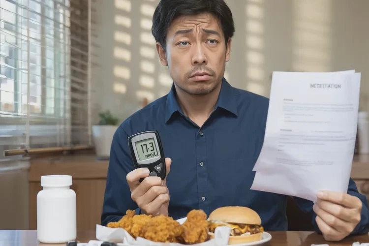 34岁中餐血糖17.3是怎么回事(图1)