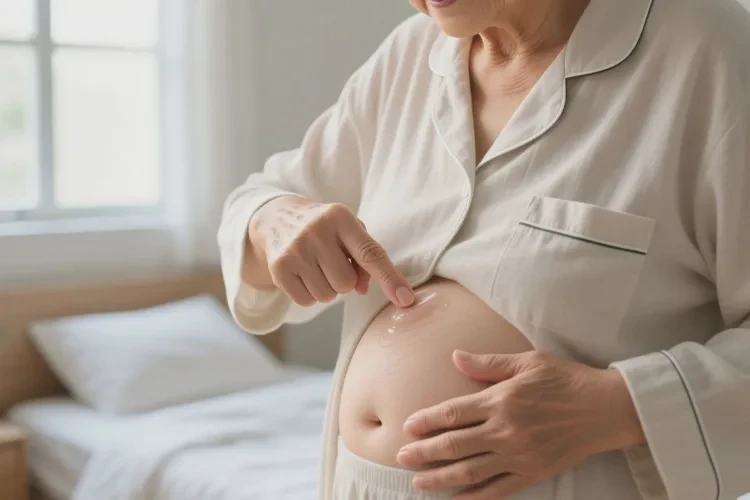 老年人肚子上有湿疹能根治吗(图1)