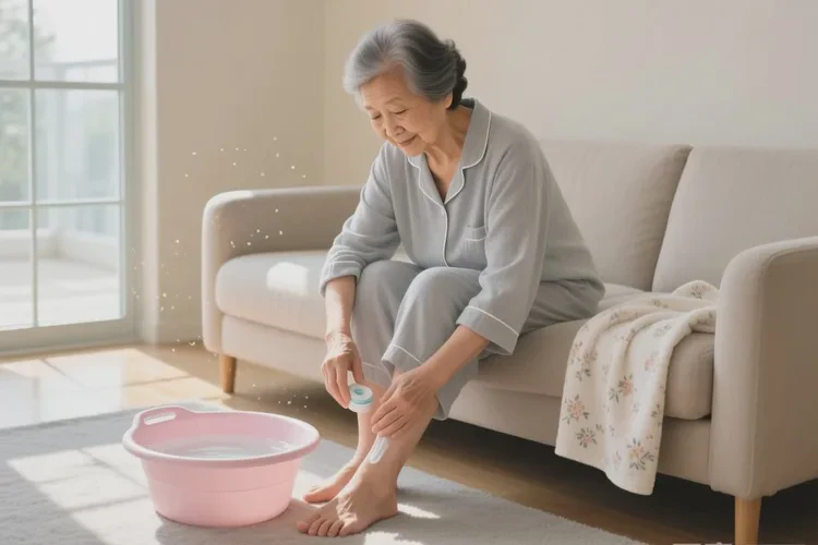 老年人脚上容易长湿疹能根治吗(图1)