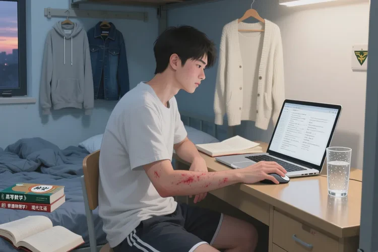 大学生手臂上偶尔长湿疹能根治吗(图1)