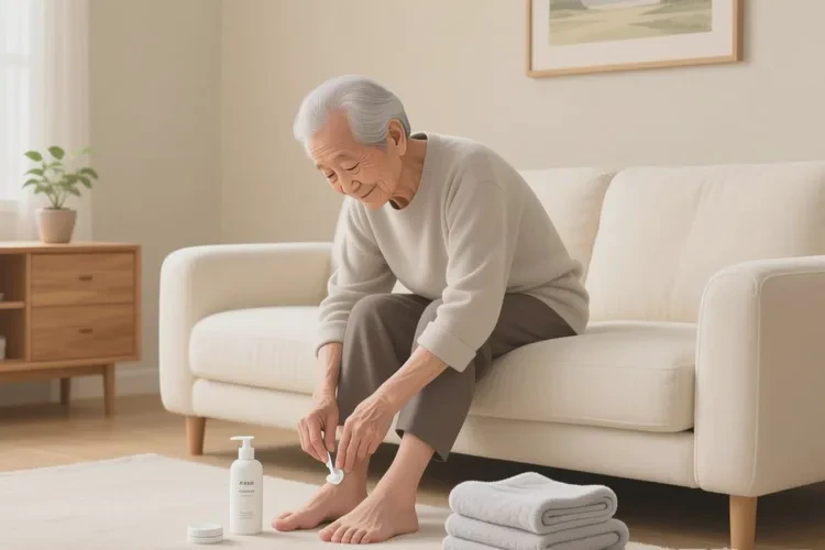 高龄老人脚上经常长湿疹能根治吗(图1)