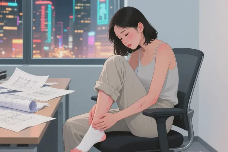 青年人小腿偶尔起湿疹能根治吗(图1)