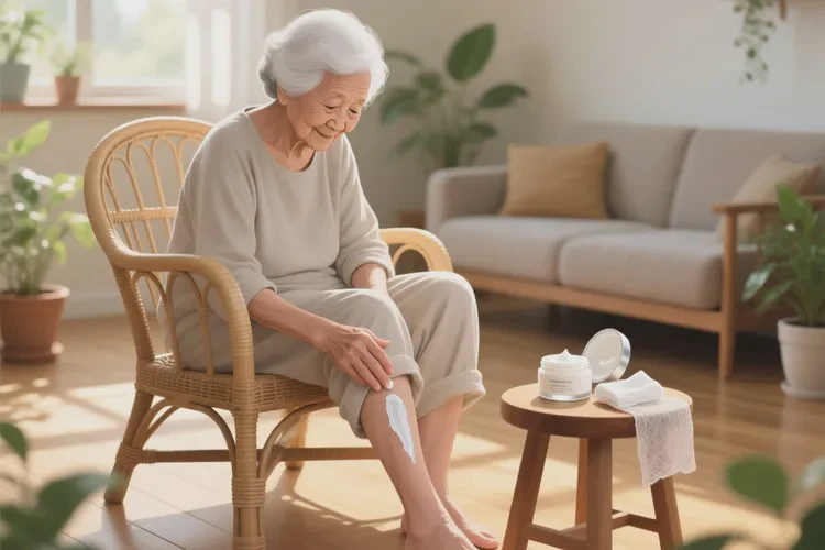 老年人小腿起湿疹能根治吗(图1)