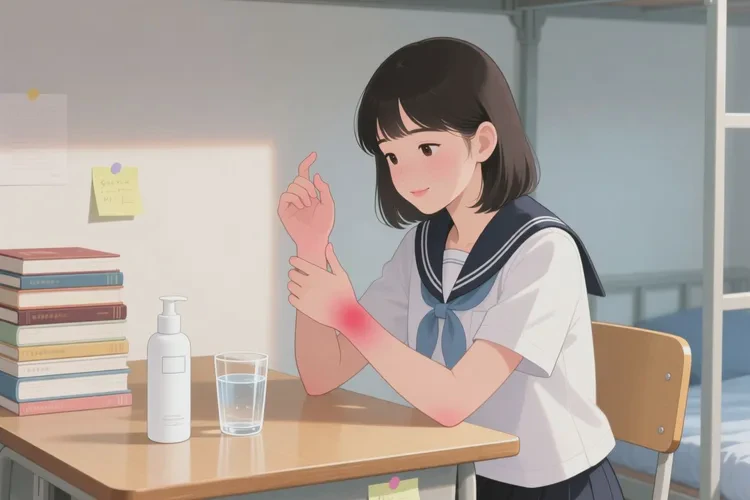 大学生手臂上偶尔起湿疹能根治吗(图1)