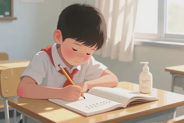 小学生身上偶尔长湿疹能根治吗(图1)