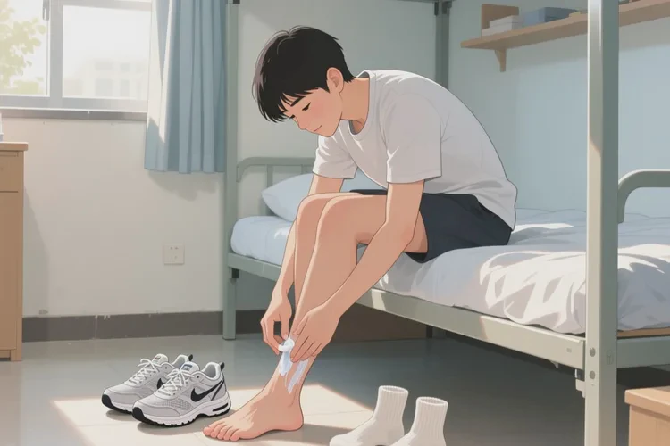 大学生脚上经常长湿疹能根治吗(图1)