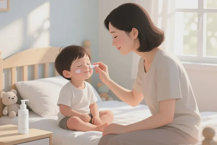 小学生面部偶尔起湿疹能根治吗(图1)