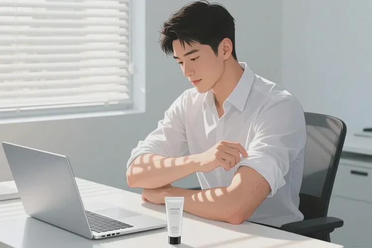 男性手臂上经常起湿疹可以根治吗(图1)