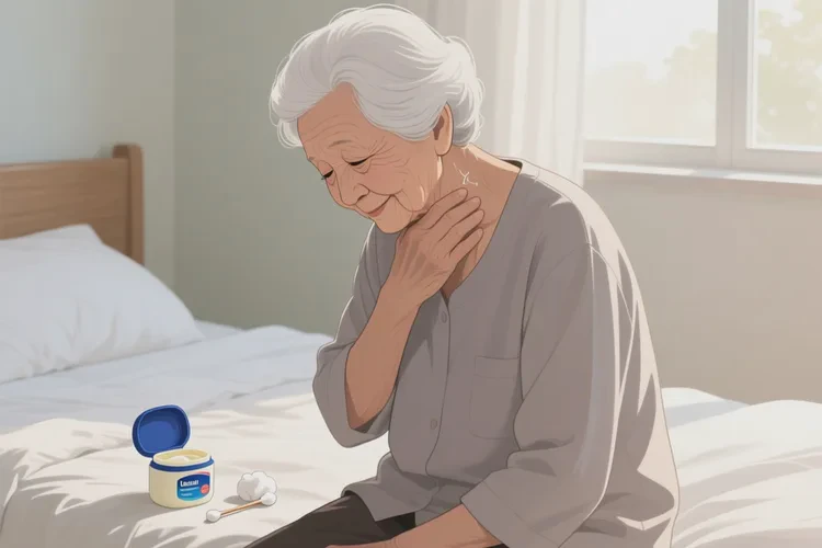 高龄老人脖子上经常长湿疹能根治吗(图1)