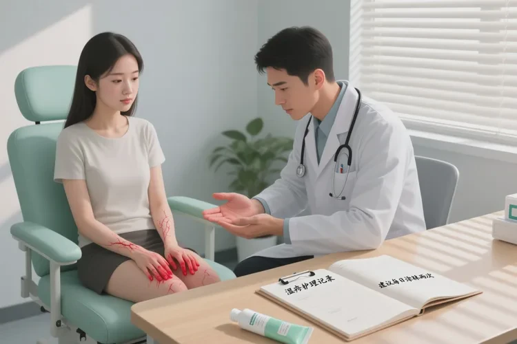 青年人手上长湿疹能根治吗(图1)