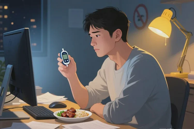 30岁晚上血糖12点2是怎么回事(图1)