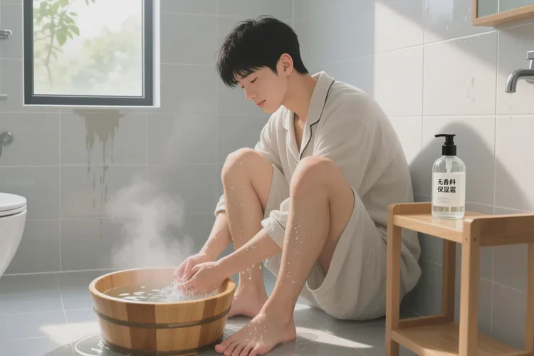 青年人脚上起湿疹能根治吗(图2)