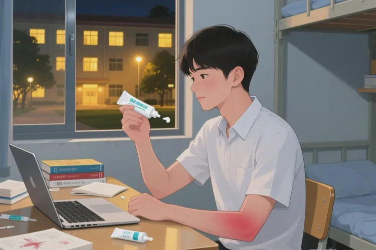 大学生手臂出现湿疹能根治吗(图1)