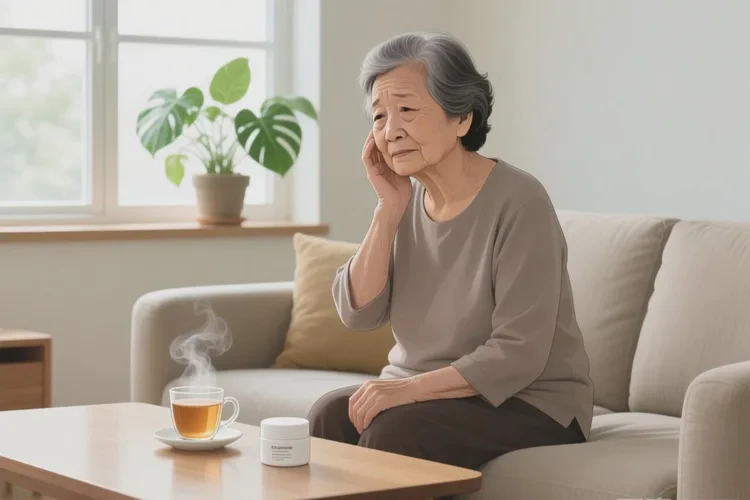 老年人面部偶尔长湿疹可以根治吗(图1)