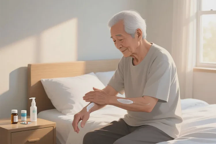 高龄老人全身有湿疹能根治吗(图1)