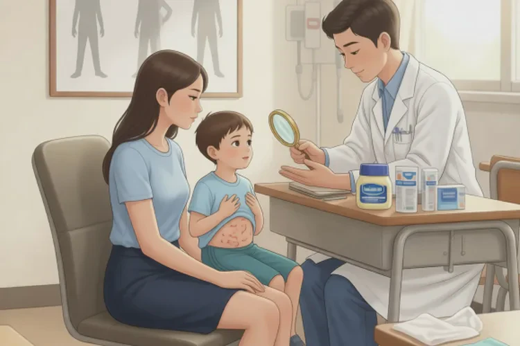 小学生肚子上起湿疹能根治吗(图2)