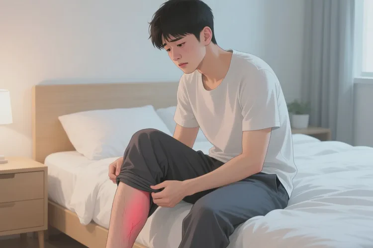 青年人大腿出现湿疹能根治吗(图1)