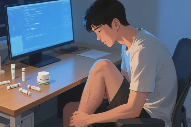 青年人大腿经常起湿疹能根治吗(图2)