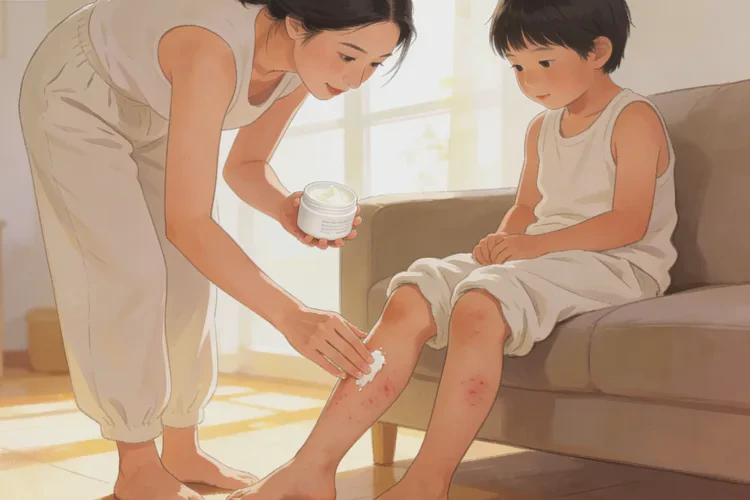 少儿小腿上容易长湿疹能够根治吗(图1)