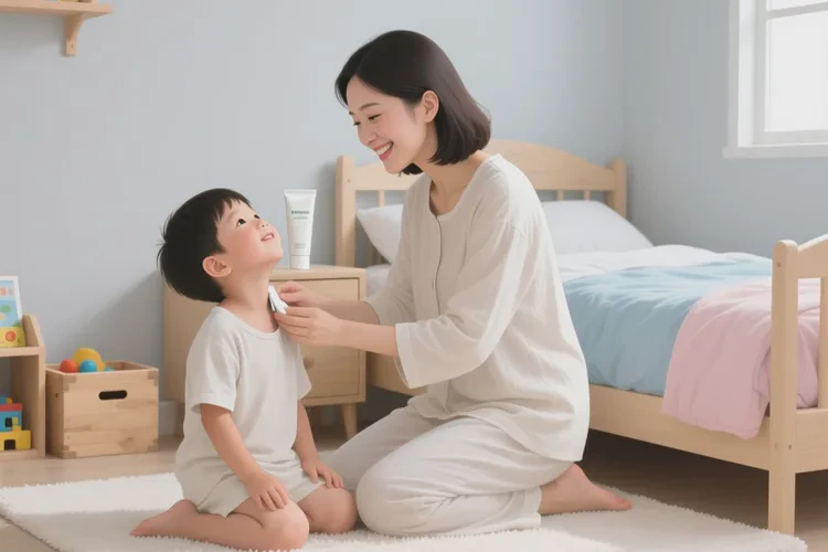 少儿脖子长湿疹能够根治吗(图1)