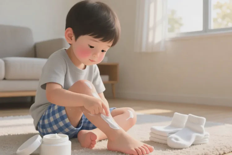 儿童脚上容易长湿疹能够根治吗(图2)