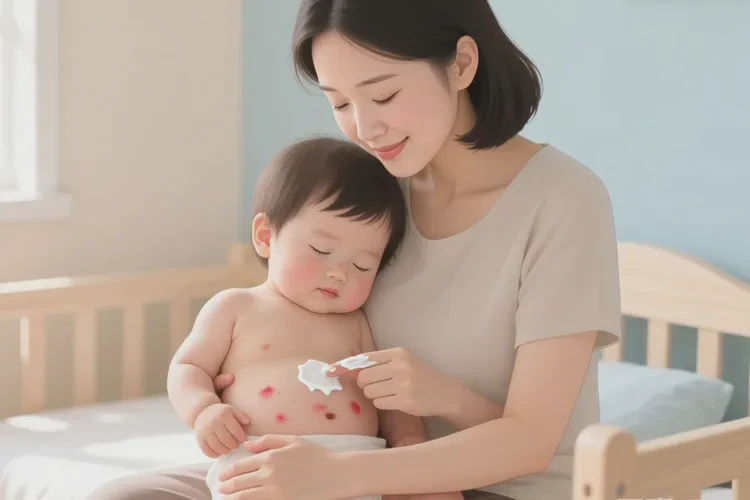 孩子肚子上偶尔长湿疹能够根治吗(图1)