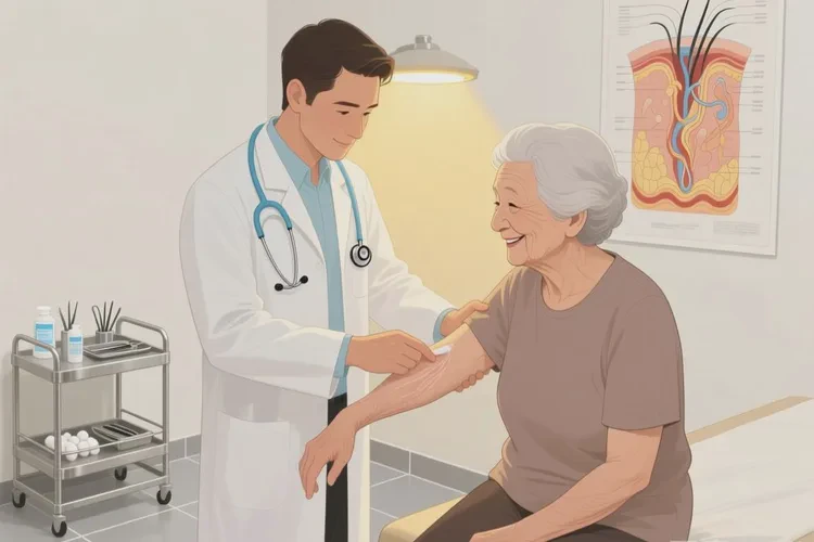 老人全身偶尔起湿疹能够根治吗(图2)