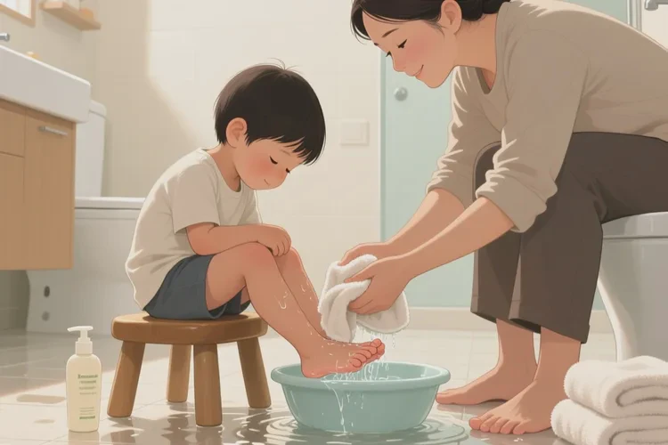 儿童脚上长湿疹能够根治吗(图1)