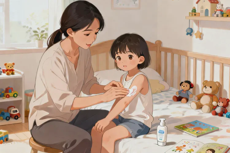 儿童手臂容易长湿疹能够根治吗(图1)