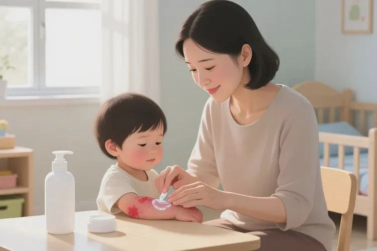 少儿手臂上经常起湿疹能够根治吗(图1)