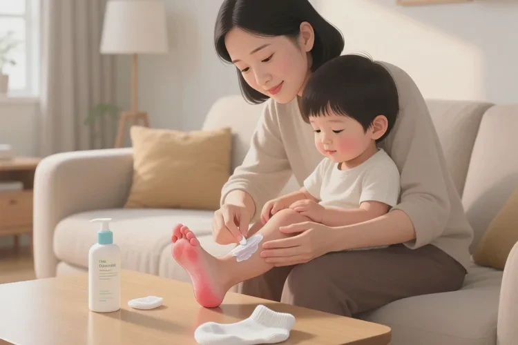 少儿脚上起湿疹能够根治吗(图1)