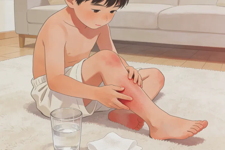 儿童小腿出湿疹能够根治吗(图1)