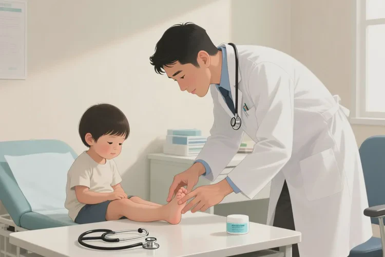 儿童脚上偶尔长湿疹能够根治吗(图3)