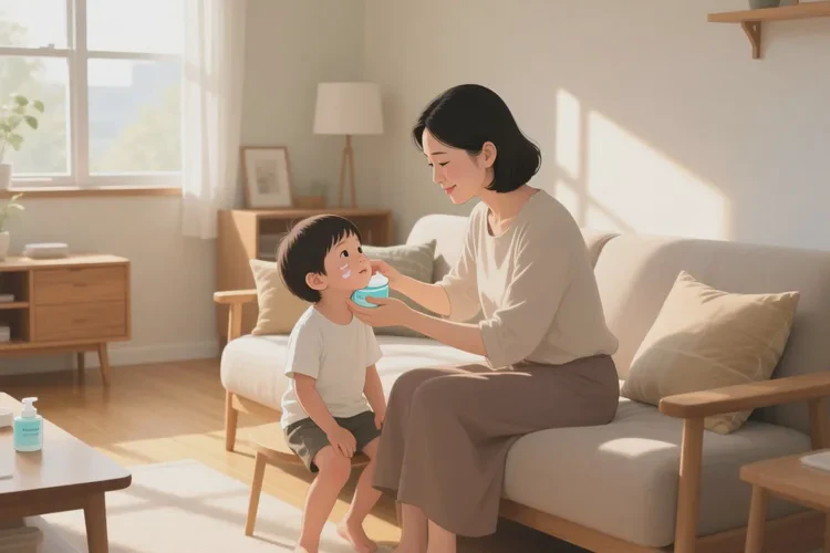 少儿脖子出现湿疹能够根治吗(图1)