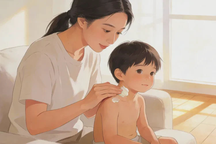 少儿脖子上起湿疹能够根治吗(图1)