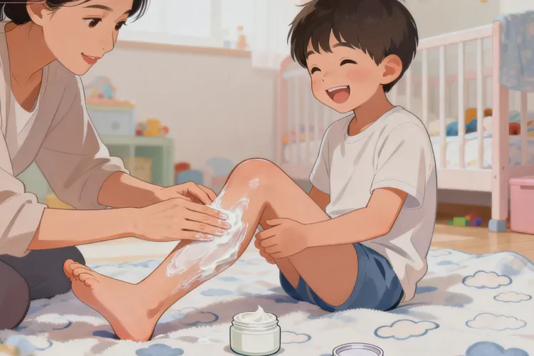 少儿小腿上有湿疹能够根治吗(图1)