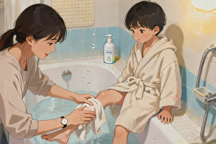 少儿小腿出湿疹能够根治吗(图1)