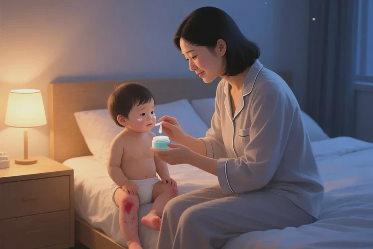 孩子小腿上出湿疹能够根治吗(图1)