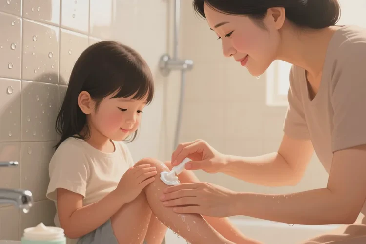 少儿小腿上经常起湿疹能够根治吗(图1)