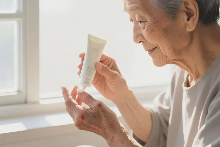 老人手上出现湿疹能够根治吗(图1)