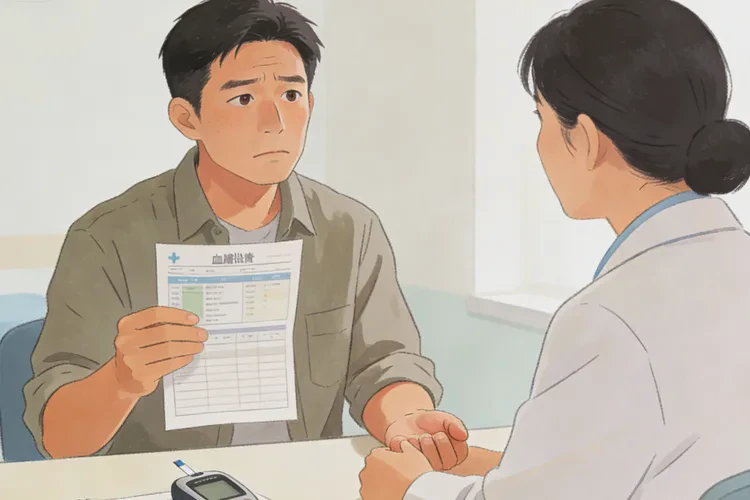 32岁空腹血糖15点2是怎么回事(图1)