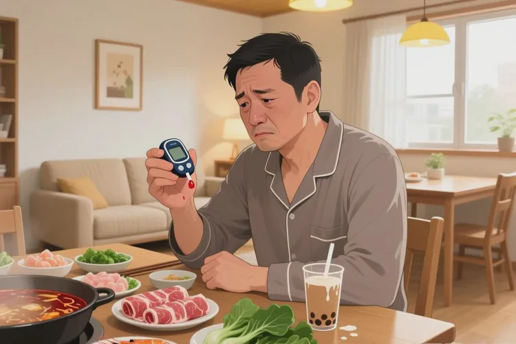 32岁晚餐血糖17点6是怎么回事(图1)