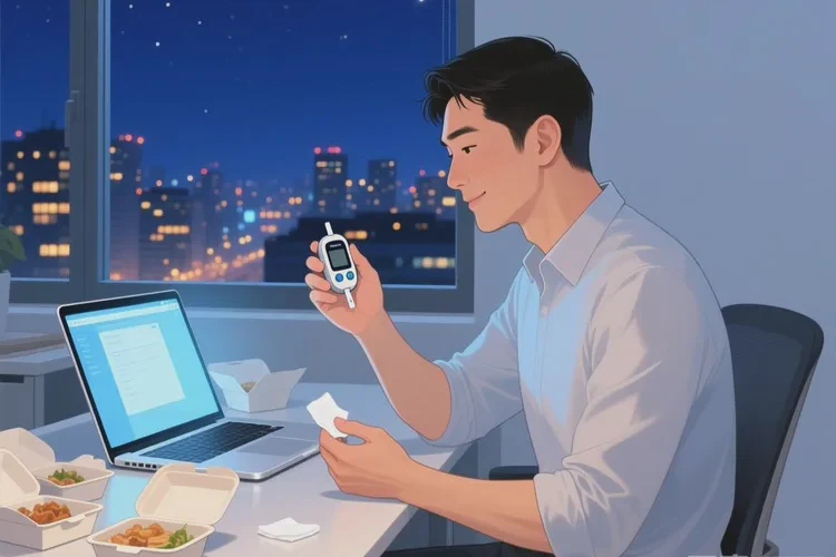 31岁晚上血糖12点4是怎么回事(图1)