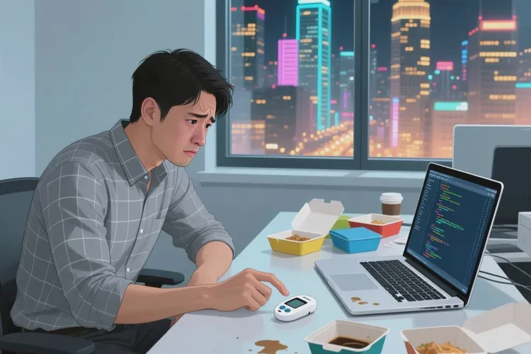 32岁中餐血糖19.3是怎么回事(图1)