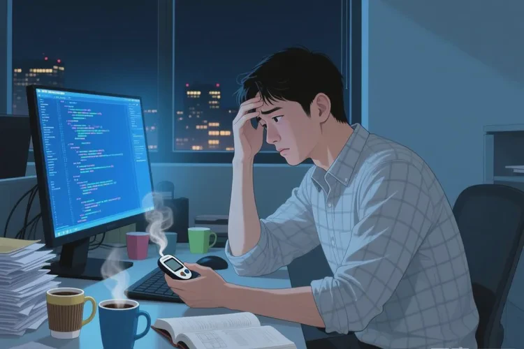 32岁晚餐血糖16.4是怎么回事(图1)