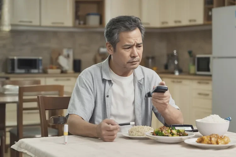 38岁晚餐血糖23.8是怎么回事(图1)